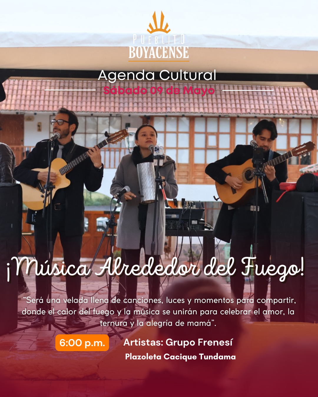 Música, tradición y cultura para celebrar a mamá en un fin de semana especial en Pueblito Boyacense.
